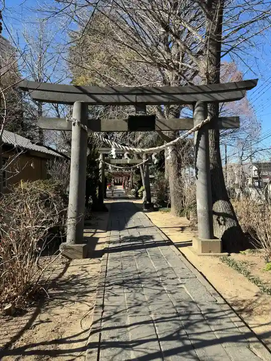 越谷香取神社の鳥居