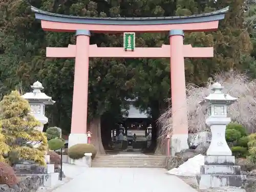 河口浅間神社の鳥居