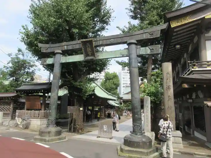 湯島天満宮の鳥居