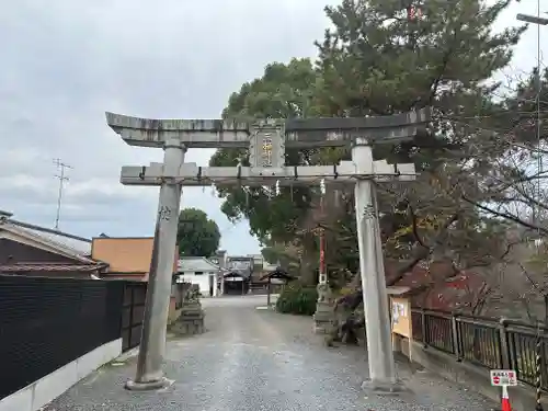 金井戸神社の鳥居