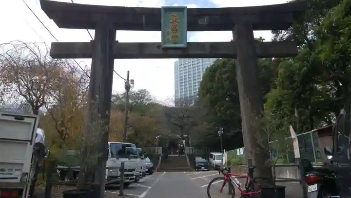 芝東照宮の鳥居