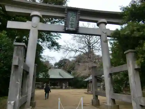 海上八幡宮の鳥居