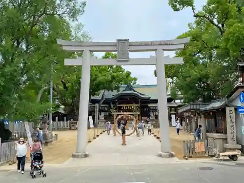 石切劔箭神社の鳥居