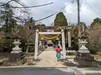長深御厨神明社の鳥居