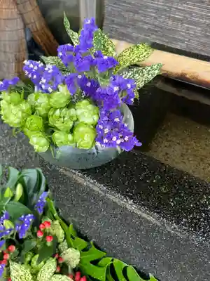 上尾御嶽神社の手水舎