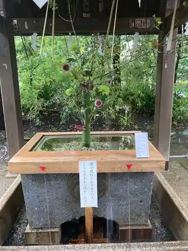 赤坂氷川神社の手水舎