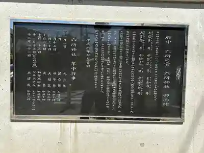 下総府中六所神社の歴史