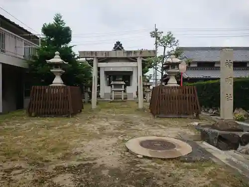 福勢神明社の鳥居