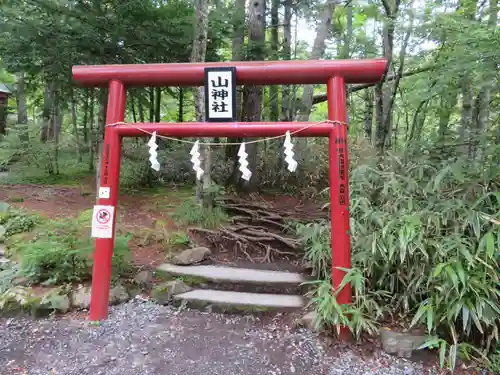 新屋山神社奥宮の鳥居