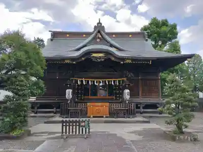 阿豆佐味天神社 立川水天宮の本殿・本堂