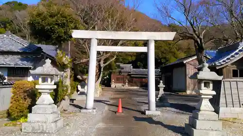 神明社（片名神明社）の鳥居