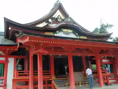 美濃國一宮　南宮大社の本殿・本堂