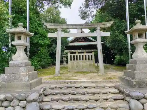 八所神社の鳥居