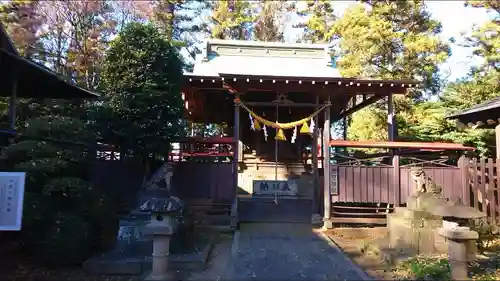 大和田氷川神社の本殿