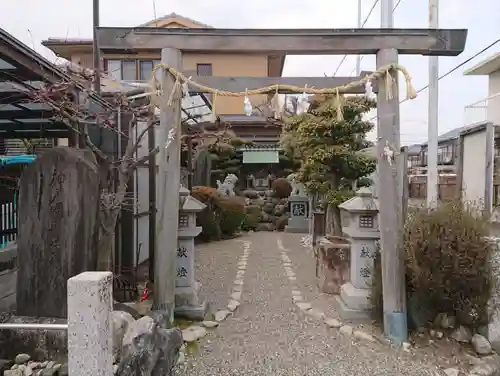 神戸岡神社の鳥居