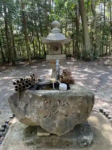 吉部田八幡宮の手水舎