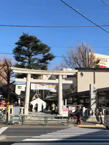 亀有香取神社の鳥居