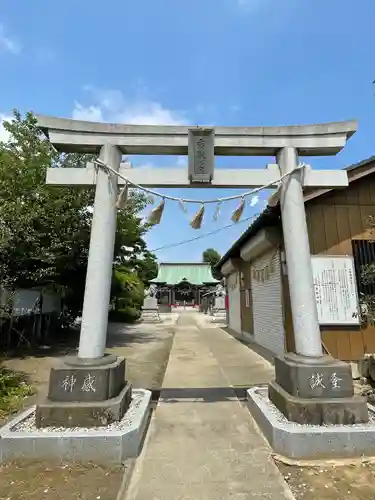 大曽根八幡神社の鳥居