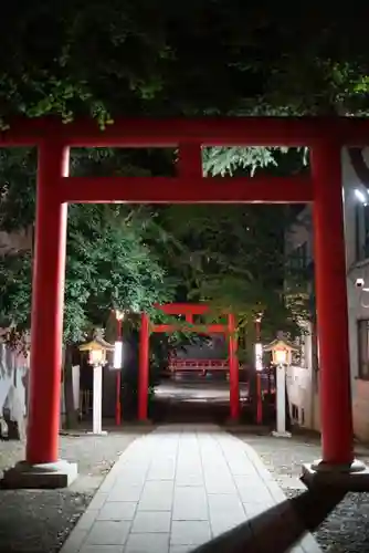 花園神社の鳥居