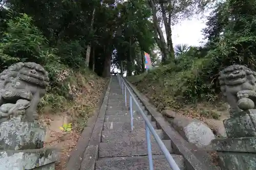 阿久津「田村神社」（郡山市阿久津町）旧社名：伊豆箱根三嶋三社の狛犬