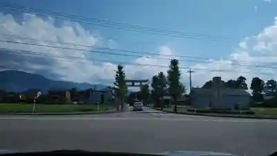 越中一宮 髙瀬神社の鳥居