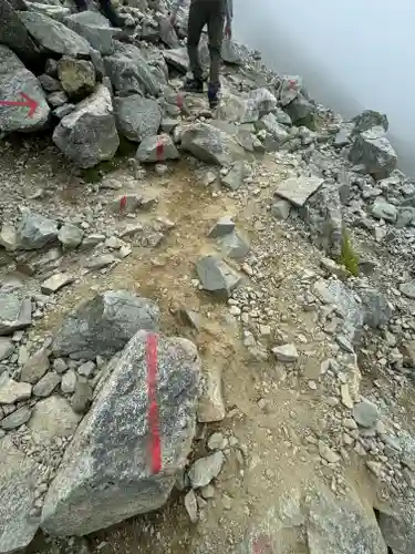 雄山神社峰本社の自然