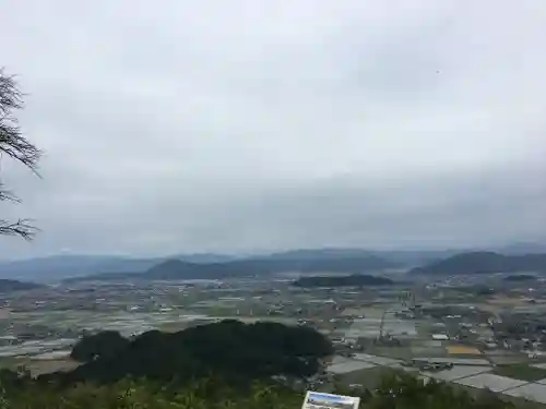 御床岳社の景色