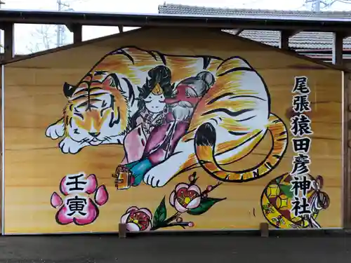 尾張猿田彦神社の絵馬