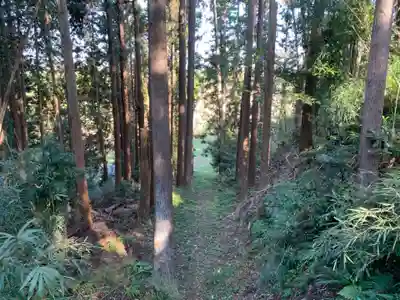 怒田沢観音堂の景色