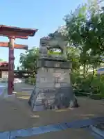 饒津神社の狛犬