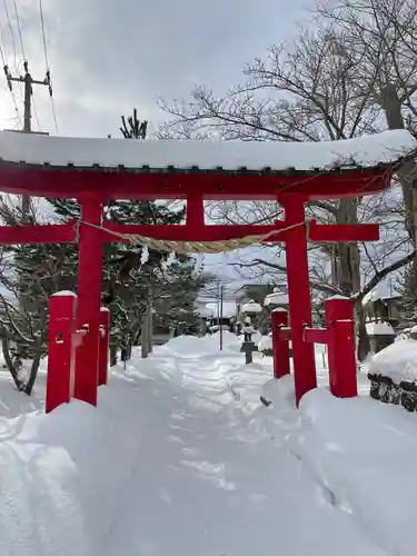 鶴田八幡宮の鳥居