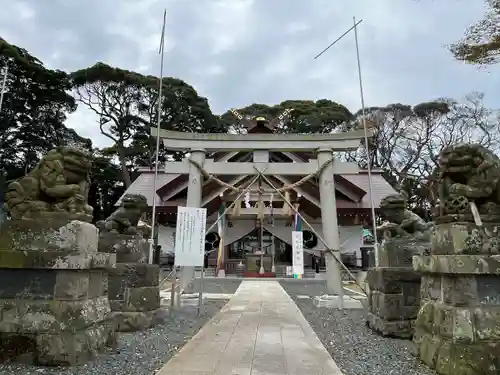 佐波波地祇神社の鳥居