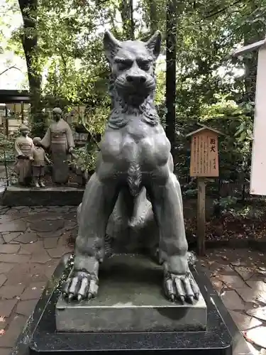 駒木諏訪神社の狛犬