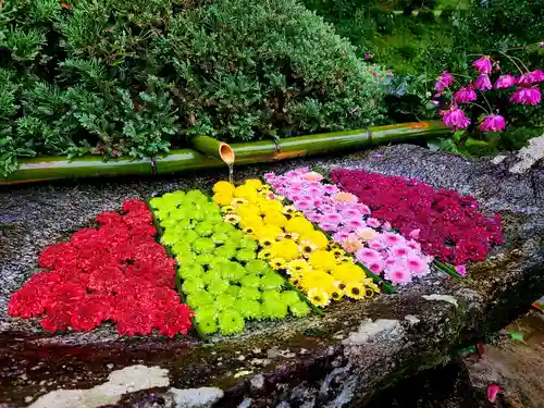 木幡山隠津島神社(二本松市)の手水