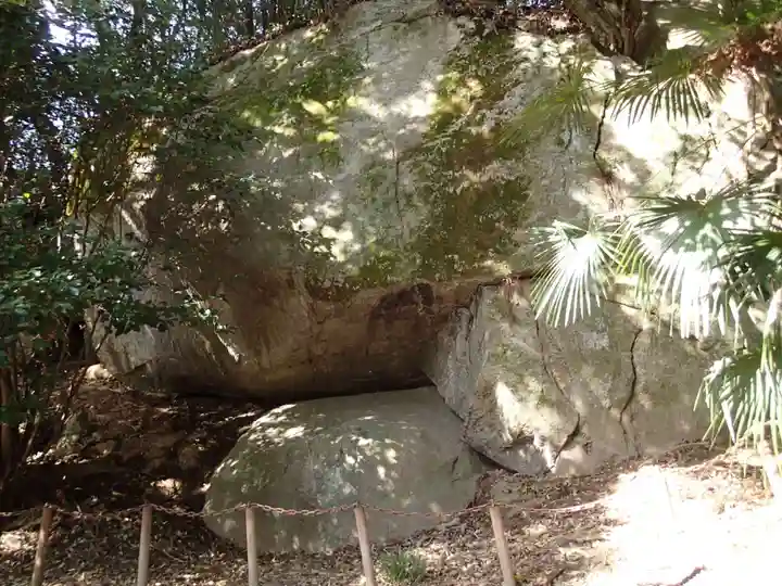 石床神社旧社地の自然