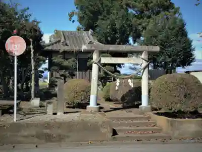 神明神社の鳥居
