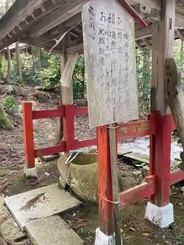 石動神社の手水舎