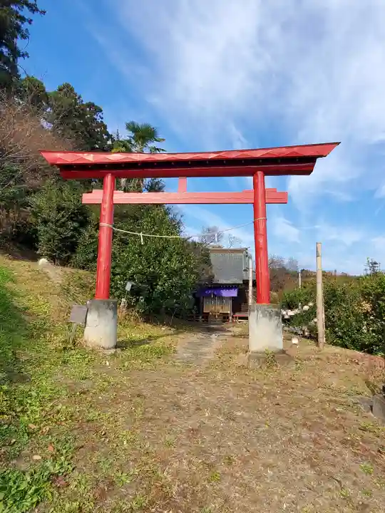 白山神社の鳥居