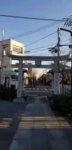 古録天神社の鳥居