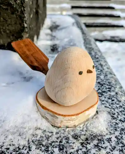 札幌諏訪神社の像