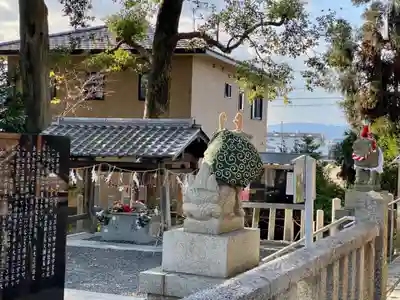 玉田神社の狛犬