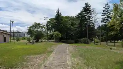 上士幌神社の庭園