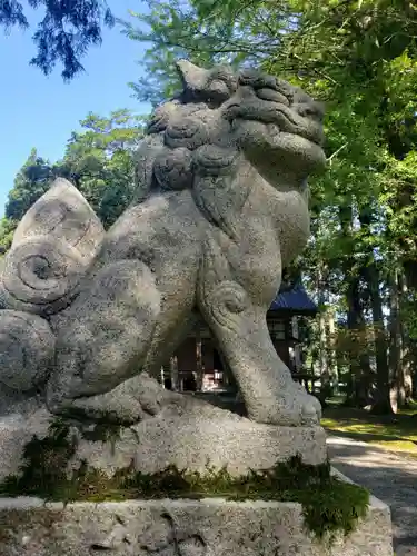 箭代神社の狛犬