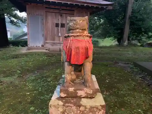 川戸神社の狛犬