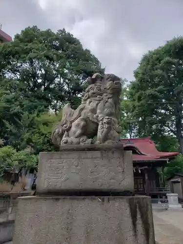 松が丘北野神社の狛犬