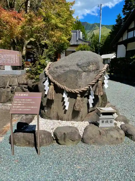 阿蘇白水龍神權現~白蛇神社~(熊本県)