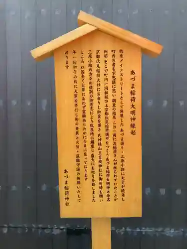 あづま稲荷神社の歴史