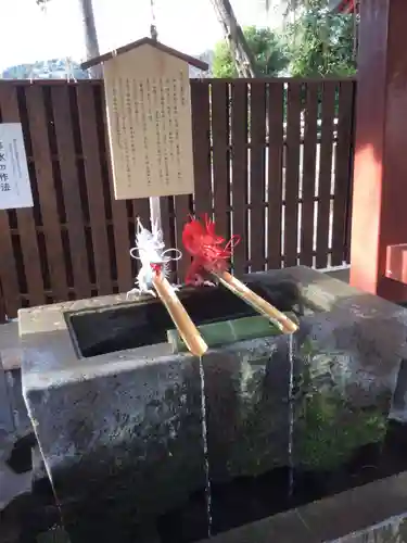 伊豆山神社の手水