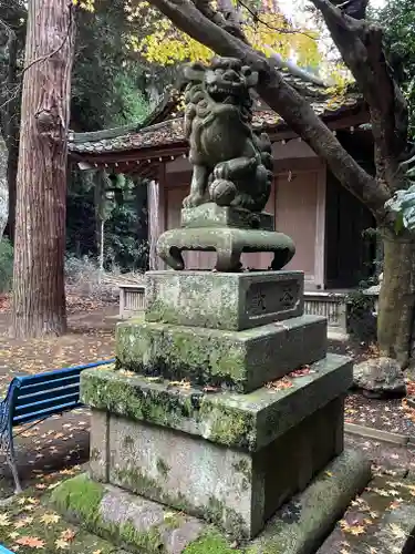 日撫神社の狛犬