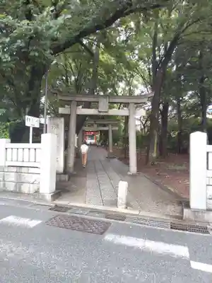 自由が丘熊野神社の鳥居